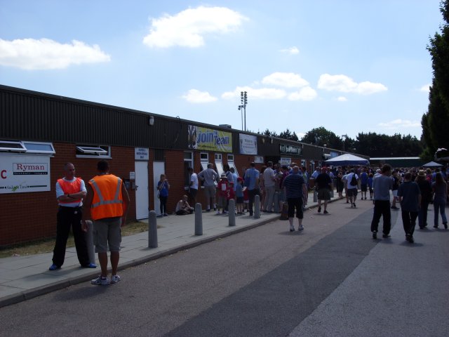 Rear of the Paul Strank Stand